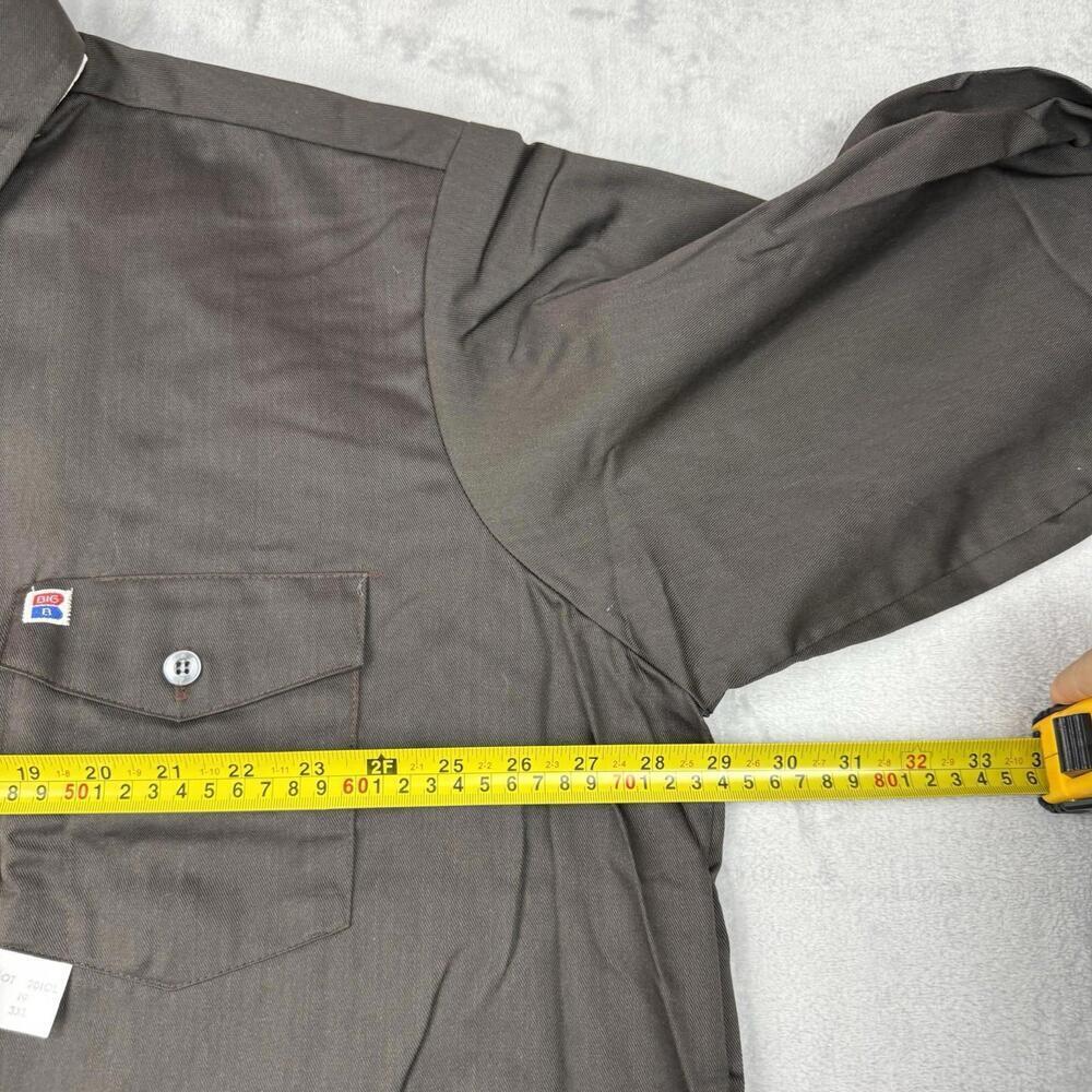 Vintage Big B Brotherhood Button Up Shirt Men Size 3XL Made In Canada Dead Stock - Picture 6 of 9